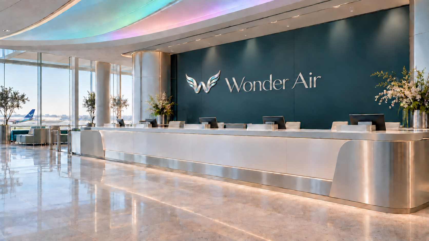 Wonder Air service counter